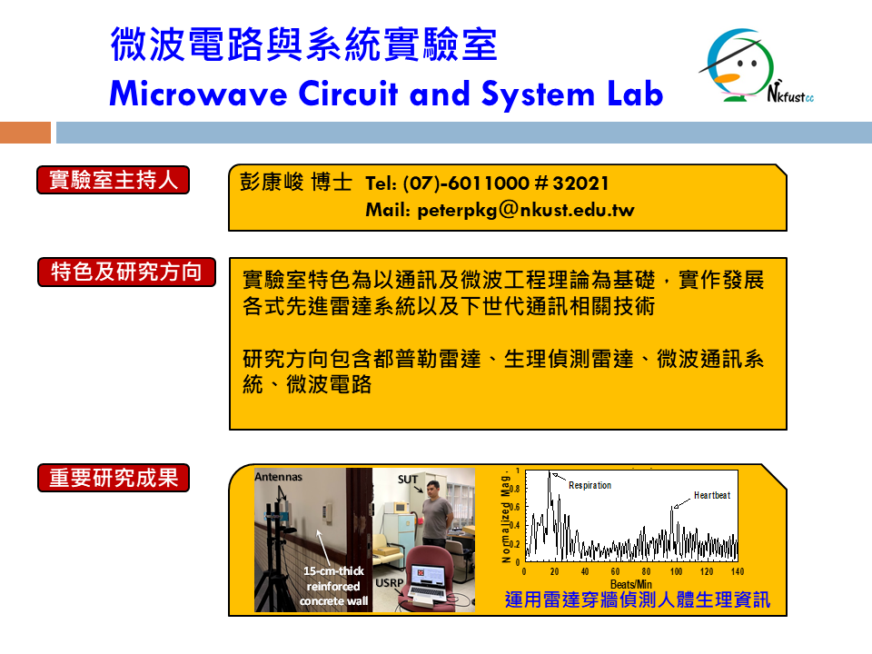 微波電路與系統實驗室(另開新視窗)